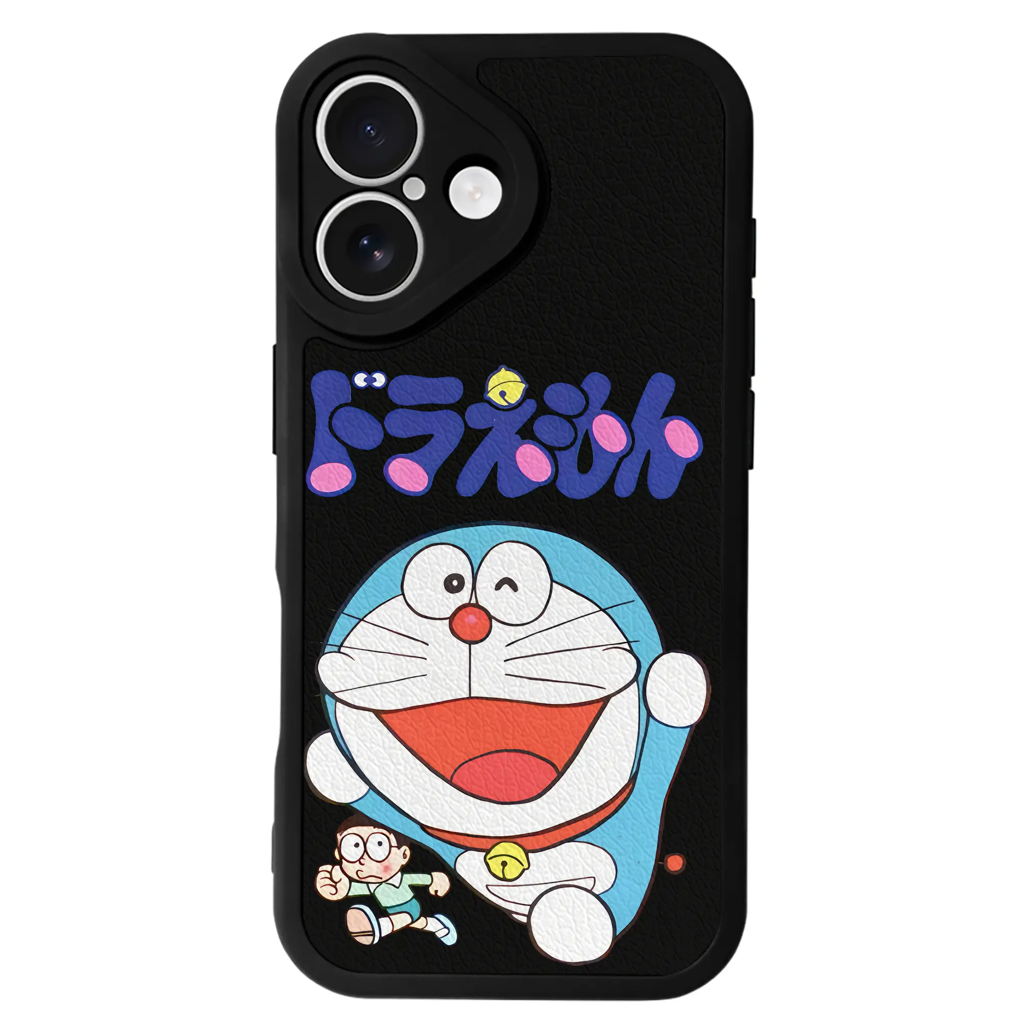 ドラえもん グッズドラえもん - IPhone 16シリーズ対応 ・ シリコンスマホケース ・ レザー調 ・ 高精度フィット ・ 耐衝撃 ・ ワイヤレス充電対応 ・ 精密カット